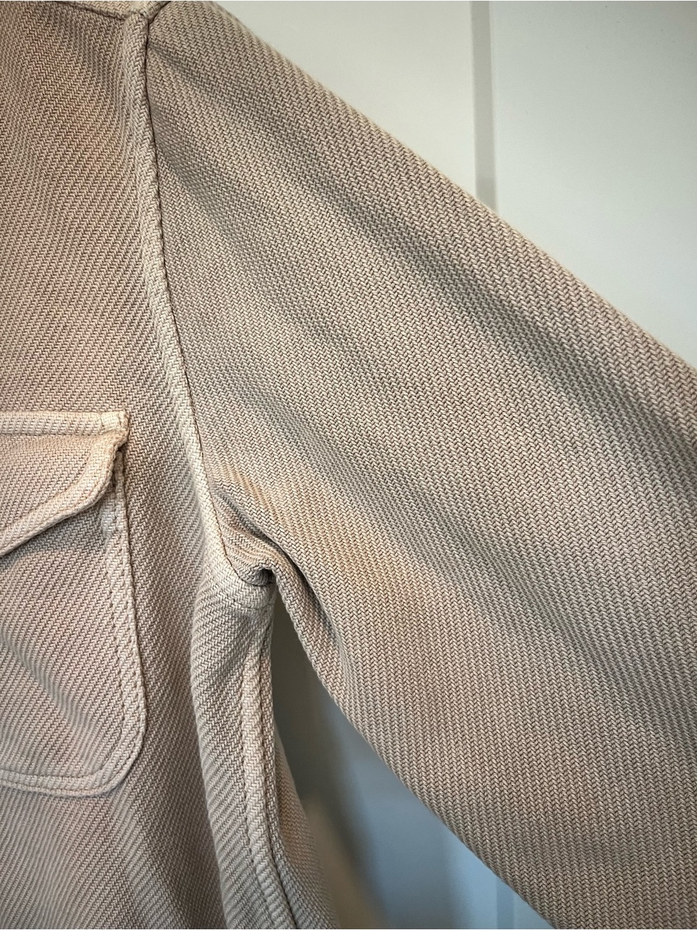 Outerknown Blanket Shirt/Shacket Organic Oatmeal Cotton Hiking Preppy Cabin XS - Picture 3 of 8